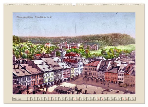 Produktbild: Gru&szlig; von der Schneekoppe (hochwertiger Premium Wandkalender 2026 DIN A2 quer), Kunstdruck in Hochglanz