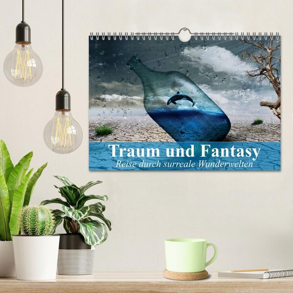 Produktbild: Traum und Fantasy. Reise durch surreale Wunderwelten (Wandkalender 2026 DIN A4 quer), CALVENDO Monatskalender