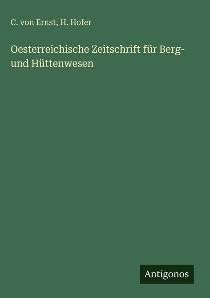 Produktbild: Oesterreichische Zeitschrift f&uuml;r Berg- und H&uuml;ttenwesen