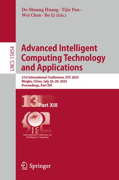 Produktbild: Advanced Intelligent Computing Technology and Applications