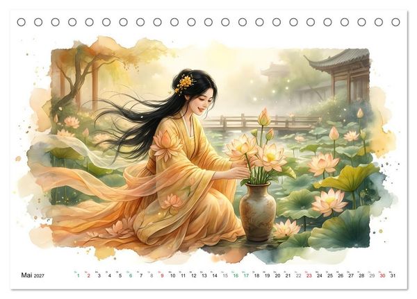 Produktbild: Zw&ouml;lf Farben der Stille (Tischkalender 2027 DIN A5 quer), CALVENDO Monatskalender