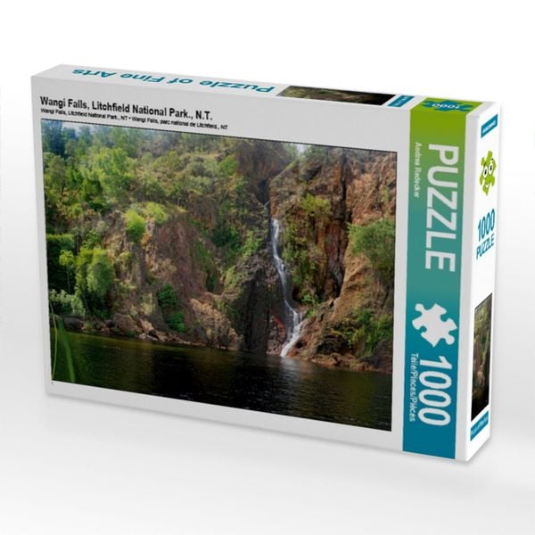 CALVENDO Puzzle Wangi Falls, Litchfield National Park., N.T. | 1000 Teile Lege-Größe 64x48cm Foto-Puzzle für glückliche Stunden
