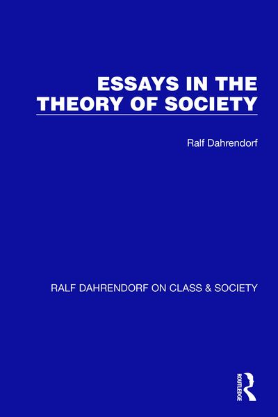 Produktbild: Essays in the Theory of Society