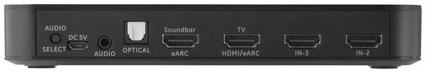 Produktbild: SpeaKa Professional TV, Receiver, Audio Extraktor SP-HDA-510 [HDMI - HDMI] 3840 x 2160 Pixel eARC, S/PDIF- + Analogausgang