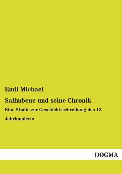 Produktbild: Salimbene und seine Chronik