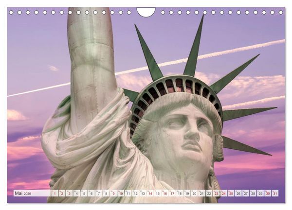 Produktbild: NEW YORK CITY Urbane Magie (Wandkalender 2026 DIN A4 quer), CALVENDO Monatskalender