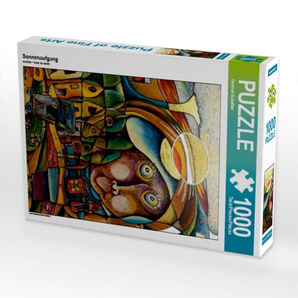 Produktbild: CALVENDO Puzzle Sonnenaufgang | 1000 Teile Lege-Gr&ouml;&szlig;e 64x48cm Foto-Puzzle f&uuml;r gl&uuml;ckliche Stunden