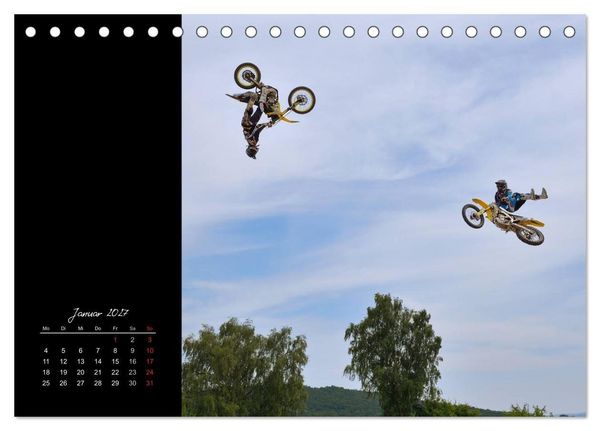 Produktbild: Motocross (Tischkalender 2027 DIN A5 quer), CALVENDO Monatskalender