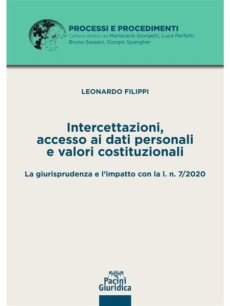 Produktbild: Intercettazioni, accesso ai dati personali e valori costituzionali