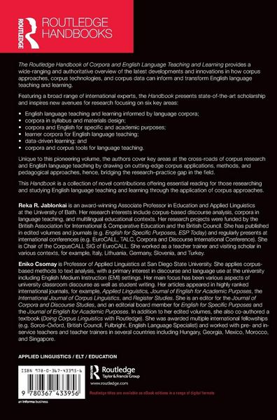 Produktbild: The Routledge Handbook of Corpora and English Language Teaching and Learning