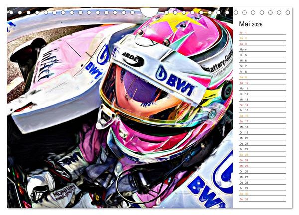 Produktbild: Cockpit, Helm und Halo (Wandkalender 2026 DIN A4 quer), CALVENDO Monatskalender