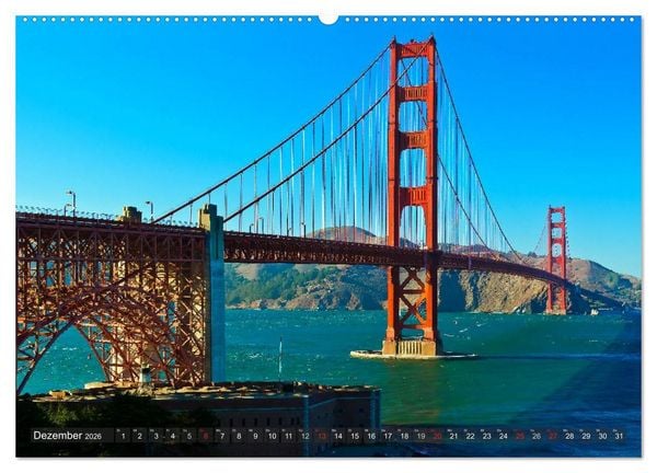 Produktbild: San Francisco Perspektiven (Wandkalender 2026 DIN A2 quer), CALVENDO Monatskalender