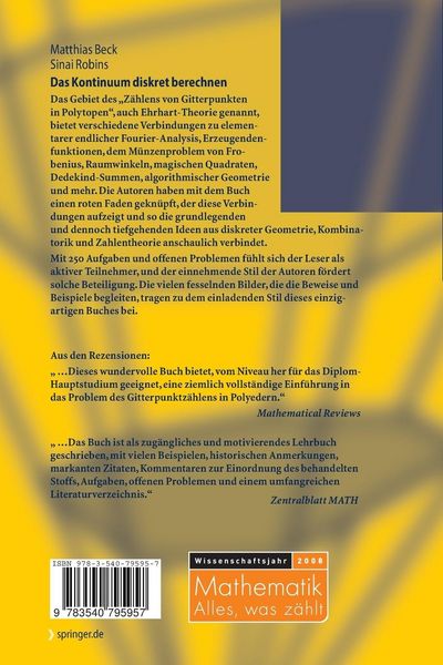 Produktbild: Das Kontinuum diskret berechnen