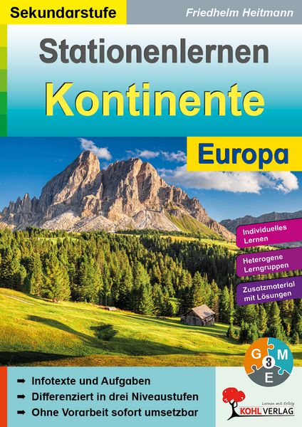 Produktbild: Stationenlernen Kontinente / Europa