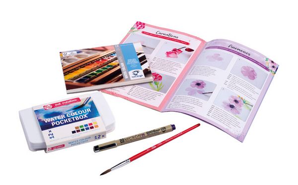 Produktbild: Blumen Aquarell Set