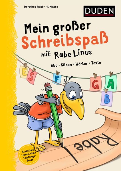 Produktbild: Mein gro&szlig;er Schreibspa&szlig; mit Rabe Linus - 1. Klasse