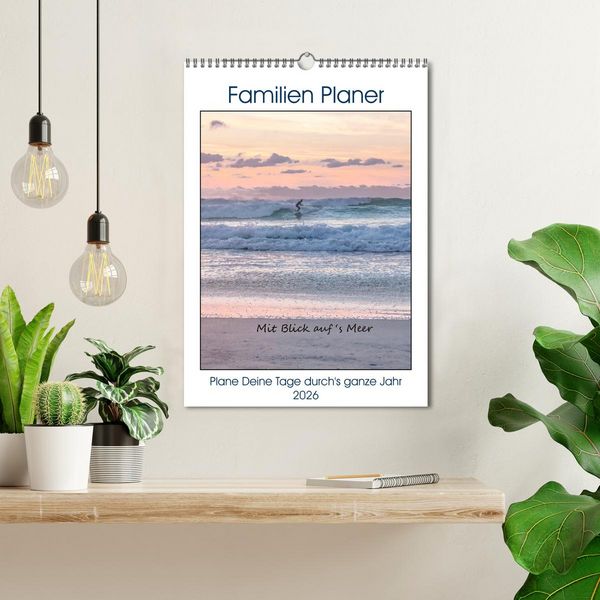 Produktbild: Mit Blick auf's Meer (Wandkalender 2026 DIN A3 hoch), CALVENDO Monatskalender