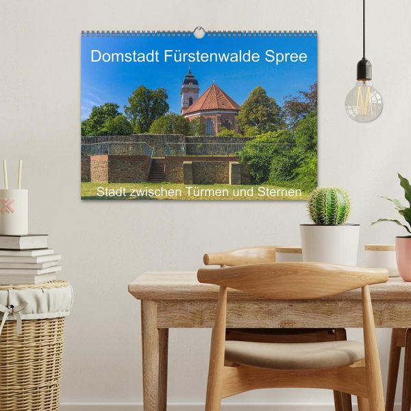 Produktbild: Domstadt F&uuml;rstenwalde Spree (Wandkalender 2026 DIN A3 quer), CALVENDO Monatskalender