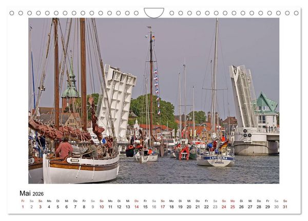 Produktbild: Schleswig und die Schlei - von Schloss Gottorf bis Schleim&uuml;nde (Wandkalender 2026 DIN A4 quer), CALVENDO Monatskalender