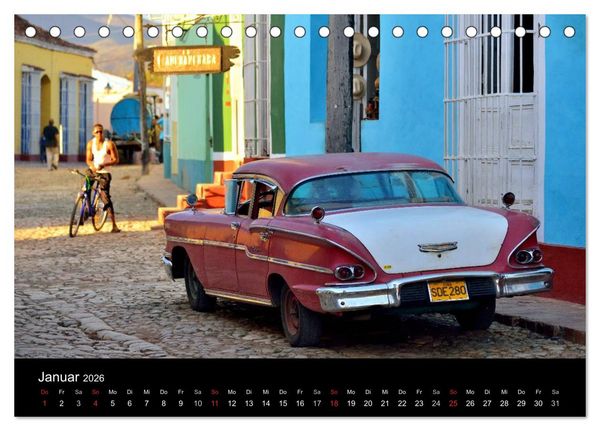 Produktbild: Cuba Cars (Tischkalender 2026 DIN A5 quer), CALVENDO Monatskalender