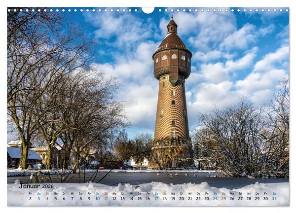 Produktbild: Westk&uuml;ste - Zwischen St. Peter Ording, B&uuml;sum und Elbe (Wandkalender 2026 DIN A3 quer), CALVENDO Monatskalender