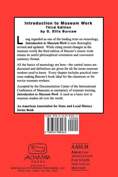 Produktbild: Introduction to Museum Work