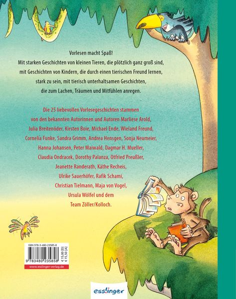 Produktbild: Das Vorlesebuch von kleinen starken Tieren