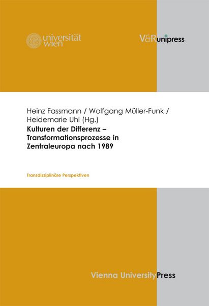 Produktbild: Kulturen der Differenz - Transformationsprozesse in Zentraleuropa nach 1989