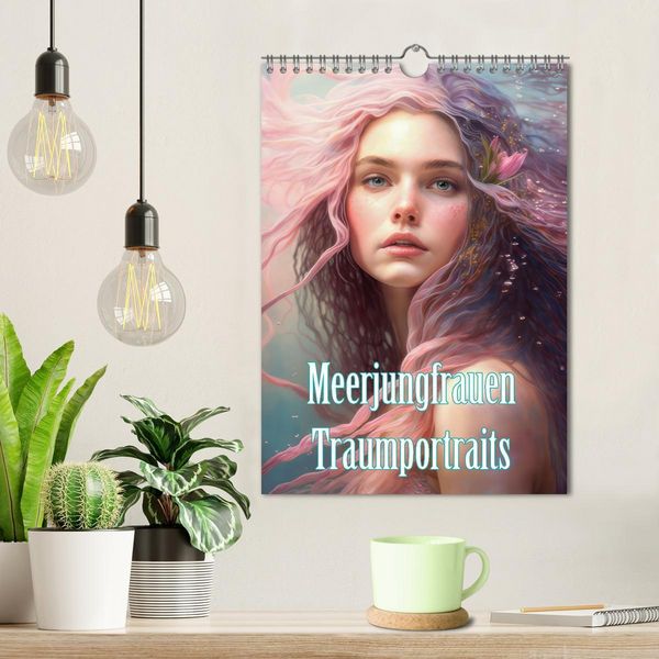 Produktbild: Meerjungfrauen Traumportraits (Wandkalender 2026 DIN A4 hoch), CALVENDO Monatskalender