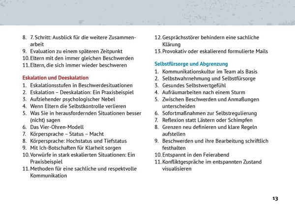 Produktbild: Umgang mit Beschwerden, Vorw&uuml;rfen und Kritik von Eltern