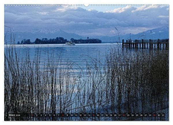 Produktbild: Stille Tage am Chiemsee (Wandkalender 2026 DIN A2 quer), CALVENDO Monatskalender