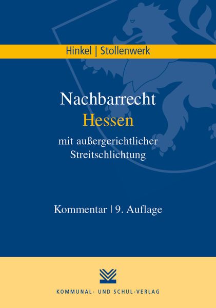 Produktbild: Nachbarrecht Hessen mit au&szlig;ergerichtlicher Streitschlichtung