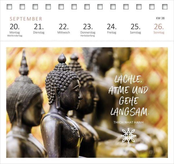 Produktbild: Postkartenkalender Yogagl&uuml;ck f&uuml;r jeden Tag 2027