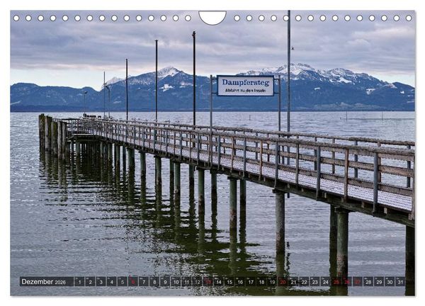 Produktbild: Stille Tage am Chiemsee (Wandkalender 2026 DIN A4 quer), CALVENDO Monatskalender