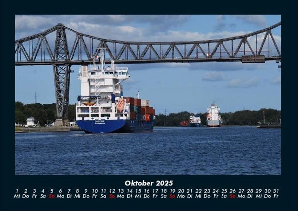 Produktbild: Schiffe 2025 Fotokalender DIN A4
