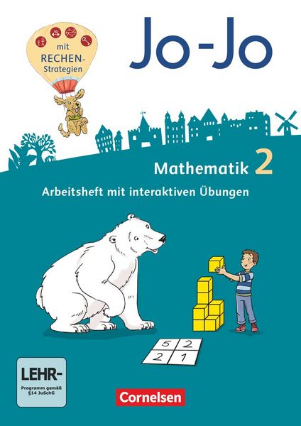 Produktbild: Jo-Jo Mathematik 2. Schuljahr - Allgemeine Ausgabe 2018 - Arbeitsheft mit interaktiven &Uuml;bungen auf scook.de und CD-ROM