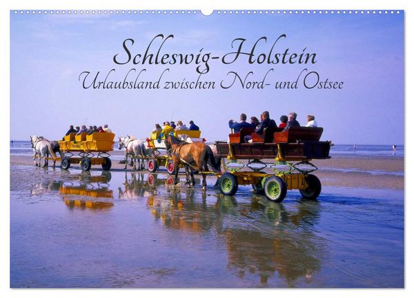 Produktbild: Schleswig-Holstein, Urlaubsland zwischen Nord- und Ostsee (Wandkalender 2026 DIN A2 quer), CALVENDO Monatskalender