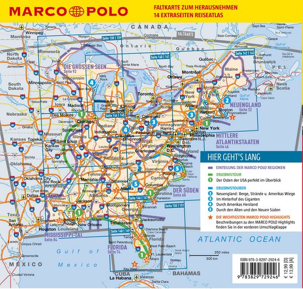 Produktbild: MARCO POLO Reisef&uuml;hrer USA Ost