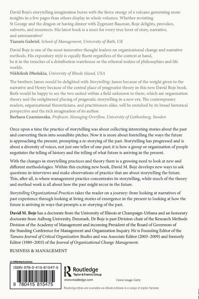 Produktbild: Storytelling Organizational Practices