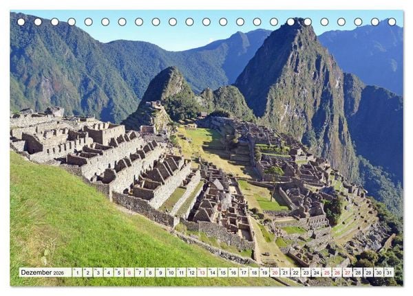 Produktbild: Inkabauten in PERU, Bauwerke eines gro&szlig;en Reiches (Tischkalender 2026 DIN A5 quer), CALVENDO Monatskalender