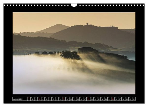 Produktbild: Toskana - Die Magie des Val d'Orcia (Wandkalender 2026 DIN A3 quer), CALVENDO Monatskalender