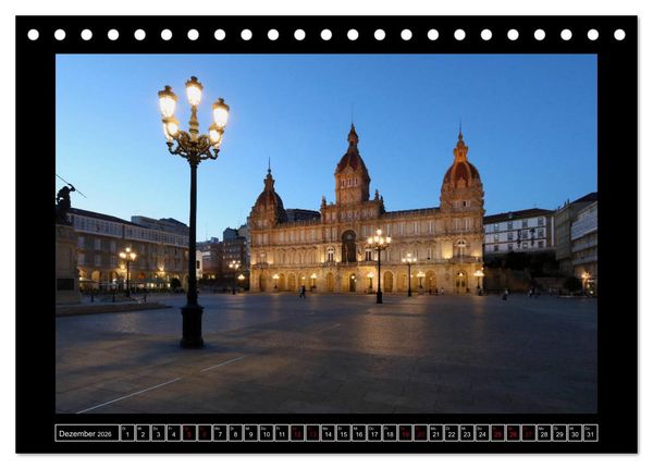 Produktbild: Faszination Galicien 2026 (Tischkalender 2026 DIN A5 quer), CALVENDO Monatskalender