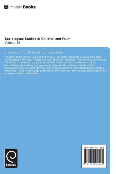 Produktbild: Children and Youth Speak for Themselves