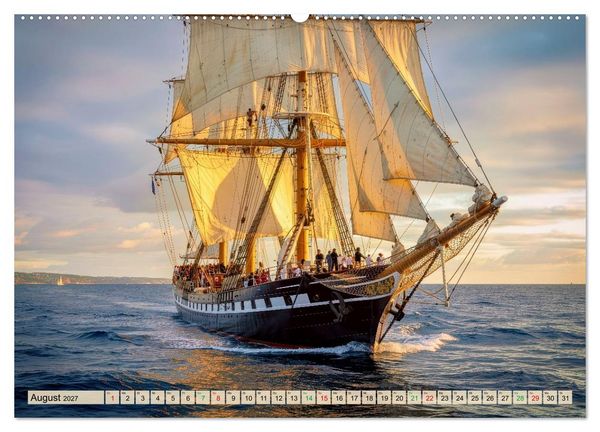 Produktbild: Segelschulschiffe - Weltweit (Wandkalender 2027 DIN A2 quer), CALVENDO Monatskalender