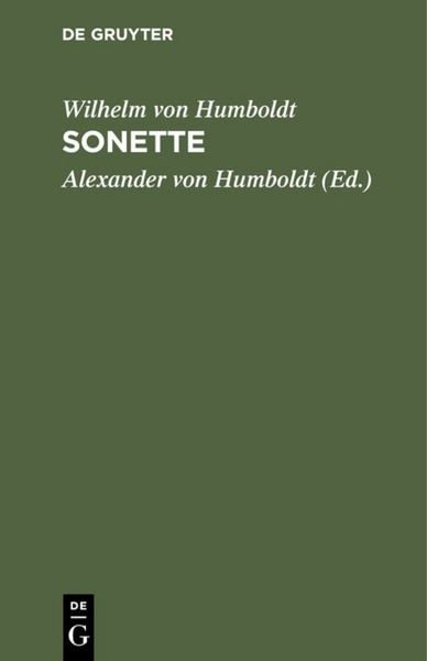 Produktbild: Sonette
