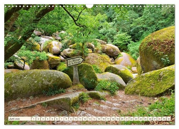 Produktbild: Huelgoat - Sagenumwobener M&auml;rchenwald in der Bretagne (Wandkalender 2026 DIN A3 quer), CALVENDO Monatskalender