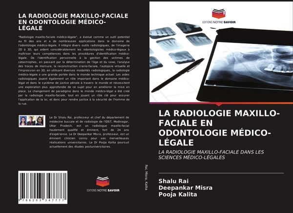 Produktbild: La Radiologie Maxillo-Faciale En Odontologie M&eacute;dico-L&eacute;gale