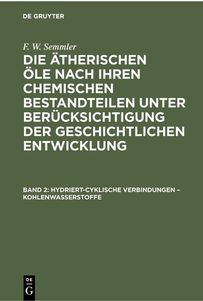 Produktbild: Hydriert-cyklische Verbindungen - Kohlenwasserstoffe