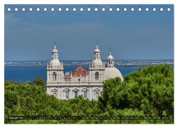 Produktbild: Portugal - Bilder dreier St&auml;dte (Tischkalender 2026 DIN A5 quer), CALVENDO Monatskalender