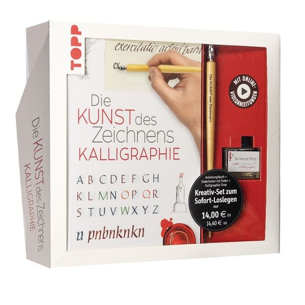 Produktbild: Kreativ-Set Die Kunst des Zeichnens Kalligraphie